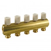R553VY00X Manifold Bar with valves (assembled) - 2 to 12 Ports available (from £25 - £139 + VAT)